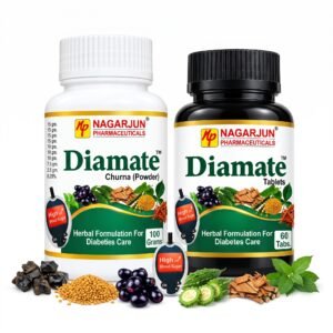 Diamate Tablet & Powder Combo pack | Herbal diabetes formulation