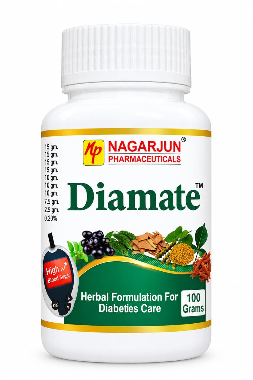 Diamate Churna – Ayurvedic Herbal Powder for Blood Sugar Wellness & Metabolic Support 1 Diamate churna